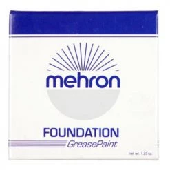 Mehron Foundation Grease - White (1.25 Oz) Makeup