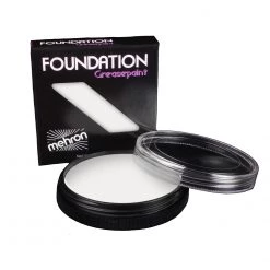 Mehron Foundation Grease - White (1.25 Oz) Makeup