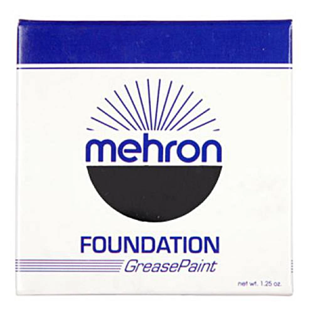 Mehron Foundation Grease - Black (1.25 Oz) Makeup 2 Mehron Foundation Grease - Black (1.25 Oz) Makeup