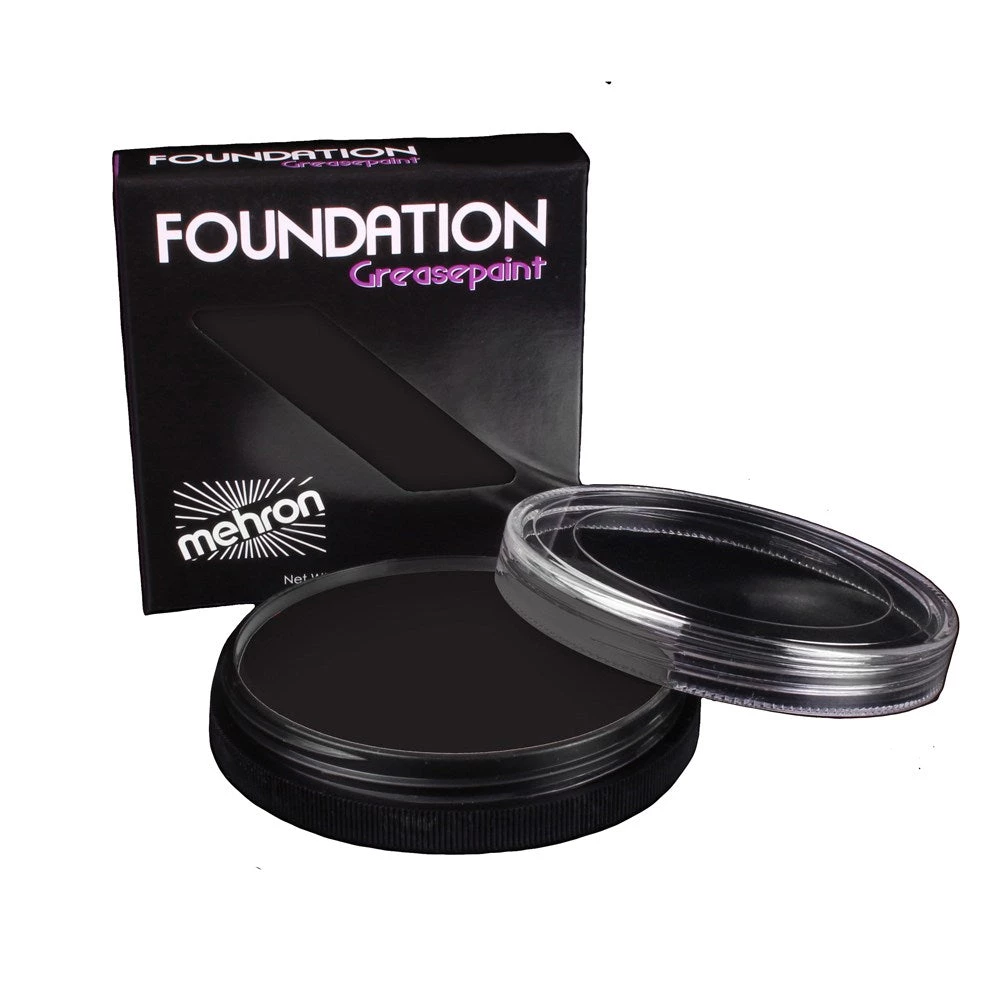 Mehron Foundation Grease - Black (1.25 Oz) Makeup 1 Mehron Foundation Grease - Black (1.25 Oz) Makeup