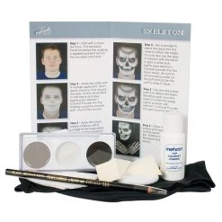 Halloween Makeup Mehron Premium Skeleton Character Kit