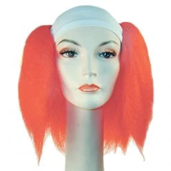 Morris Costumes Silly Boy Bald Deluxe Wig - Bright Flame Clown Costume Accessories