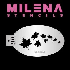 Air Brush Supplies Milena Stencils - Leaves 017