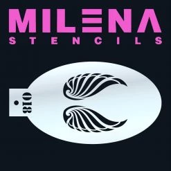Air Brush Supplies Milena Stencils - Wings 018