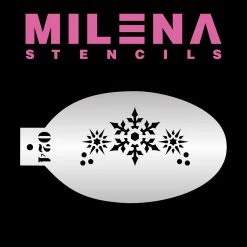 Air Brush Supplies Milena Stencils - Snowflakes 024