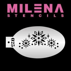 Air Brush Supplies Milena Stencils - Snowflakes 025