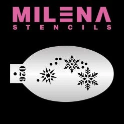 Milena Stencils - Snowflakes 026 Air Brush Supplies