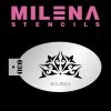 Milena Stencils - Crown Centerpiece 030 Air Brush Supplies