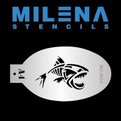Milena Stencils - Fish A4
