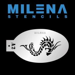 Air Brush Supplies Milena Stencils - Dragon A2
