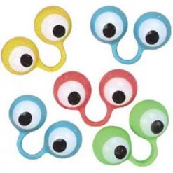 Rhode Island Novelty Large Eye Finger Puppets (12/Pack)