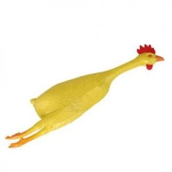 Rhode Island Novelty Fun Clown Gags Stretchy Rubber Chickens (7 Inch)