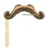 Clown Antics Stache On A Stick - Brown &reg;