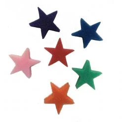 Clown Supplies Inc. Stickers, Give Aways Bubba's Foam Fetti - Assorted Color Stars (48 Pack)