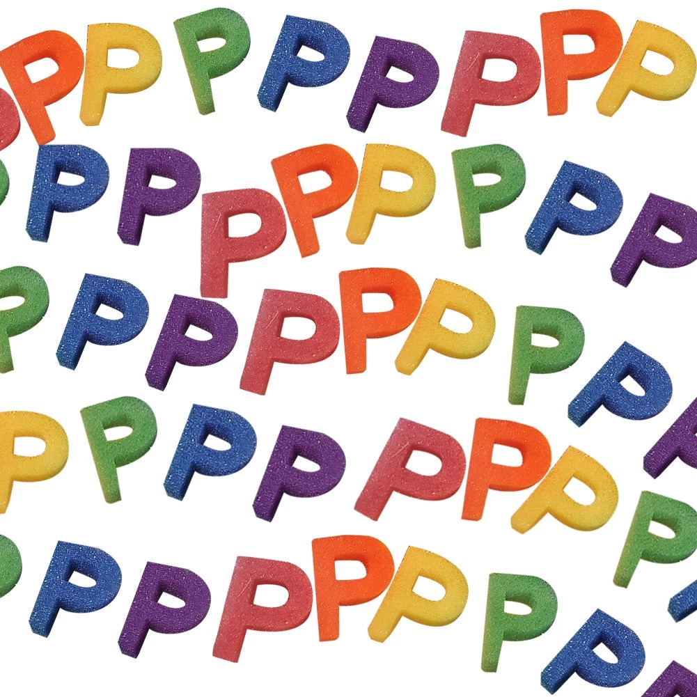 Clown Supplies Inc. Foam Props Bubba's Foam Letters - I Gotta "P" (Assorted Colors, 48/Pack) 1 Clown Supplies Inc. Foam Props Bubba's Foam Letters - I Gotta "P" (Assorted Colors, 48/Pack)