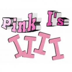 Clown Supplies Inc. Foam Letters - Pink I's (48/Bag) Stickers, Give Aways