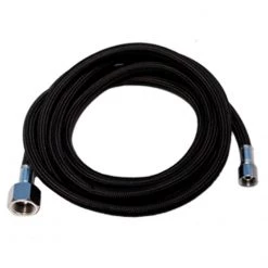 European Body Art EBA 6 Foot Black Hose (1/8 In To 1/8 In Fittings) Air Brush Supplies