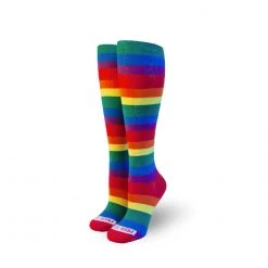 Pride Socks Rainbow Rising Unisex Crew - Thigh High Socks
