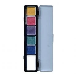 PartyXplosion Aqua Pearl Mini Palette 43704 (5 X 3 Gm, White - 6 Gm) Beginner Face Paint
