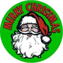 Bubba's Clown Supplies Merry Christmas Stickers Stickers, Give Aways