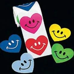 Fun Express Stickers, Give Aways Smiley Heart Stickers