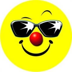Clown Supplies Inc. Stickers, Give Aways Smiley Sunglasses Stickers