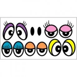 Clown Supplies Inc. Color Eyes Stickers