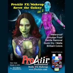 ProAiir DIPS Waterproof Makeup - White (1 Oz) Face Paint Brands