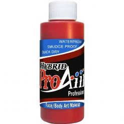Face Paint Brands ProAiir Hybrid Standard Makeup - Lipstick Red (2.1 Oz)