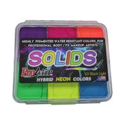ProAiir Solids Water Resistant Makeup Palette - Neon