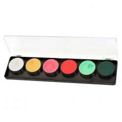 Silly Farm (FAB) Face Paint Brands FAB 6 Color Palette - Holly Jolly (11 Gm)