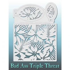 Bad Ass Stencils Bad Ass Triple Threat Stencils - Jungle Love (7005) Air Brush Supplies