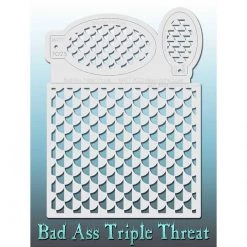 Bad Ass Stencils Bad Ass Triple Threat Stencils - Beyond The Scale (7023) Air Brush Supplies