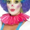 Smiffy's Joke And Novelty Smiffys Clown Neck Ruffle - Pink