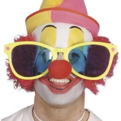Smiffy's Joke And Novelty Clown Costume Accessories Smiffys Giant Sunglasses (Assorted Colors) - 1/Pack
