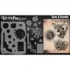 Air Brush Supplies Tattoo Pro Stencils Series 2 - Guns & Gamblin'
