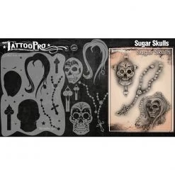 Tattoo Pro Stencils Series 2 - Sugar Skulls