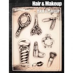 Tattoo Pro Stencils Series 5 - Hair & Makeup Air Brush Supplies