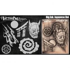Tattoo Pro Stencils Big Ink - Japanese Oni