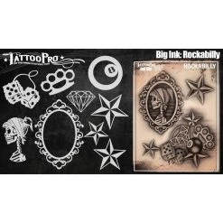 Tattoo Pro Stencils Big Ink - Rockabilly Air Brush Supplies