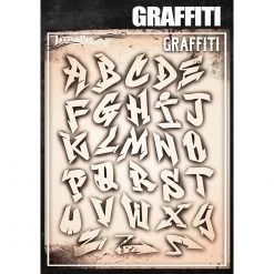 Tattoo Pro Stencils - Graffiti Letters Set Air Brush Supplies