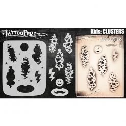 Tattoo Pro Stencils Kids Series - Clusters
