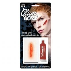 Tinsley Transfers Deep Cut Glam Gore 3D Transfer Kit Halloween Makeup