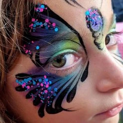 VIVID Glitter Loose UV Chunky Glitter Mix - Gum Nebula Glitter & Glitter Tattoo