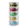 VIVID Glitter Loose Chunky Glitter 5 Piece Stack - Christmas Miracle