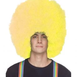 West Bay Super HiFro Afro - Yellow Wigs By Color