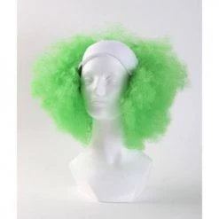 West Bay Bald Curly Clown Wig - Green Wigs By Color