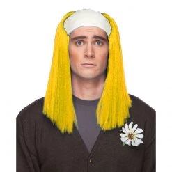 Wigs By Color West Bay Bald Straight Clown Wig - Yellow