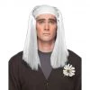 West Bay Bald Straight Clown Wig - White Wigs By Color