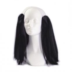 Alicia Bald Straight Clown Wig - Black Wigs By Color